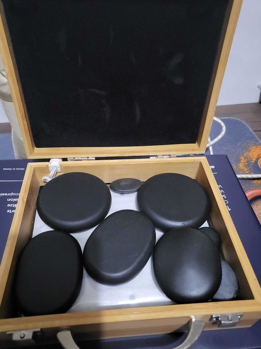 Kit pedras quentes massagem