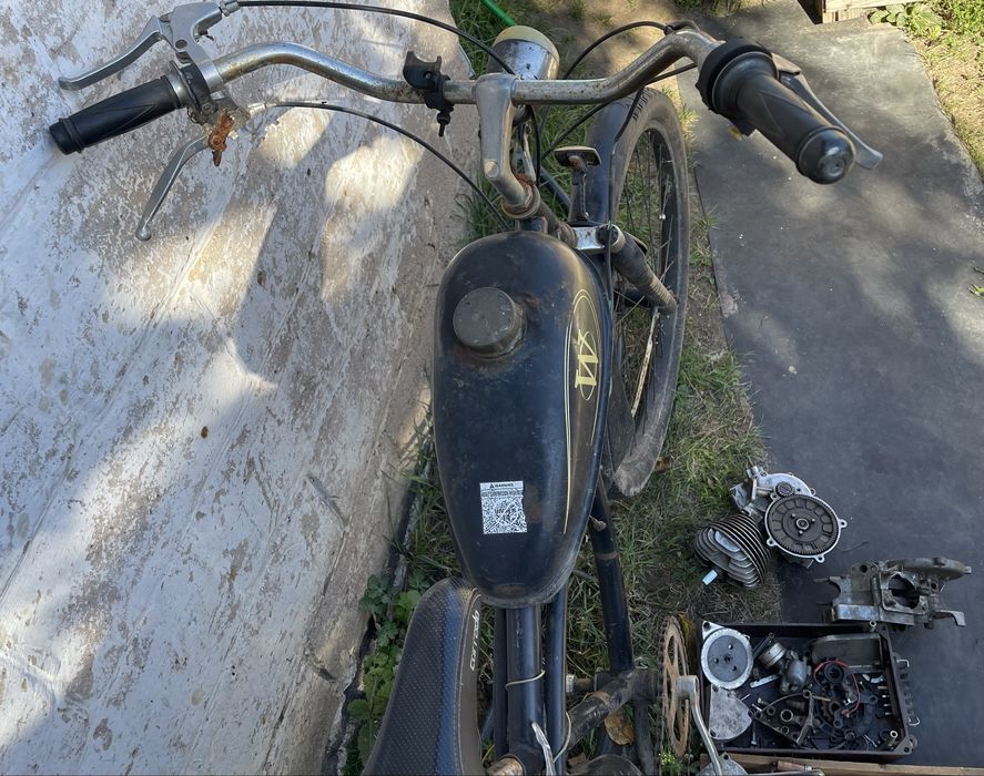 Велосипед, моторка