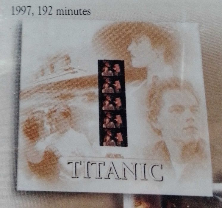 TITANIC - Caixa Premium Filme com Fragmento 35mm ORIGINAL