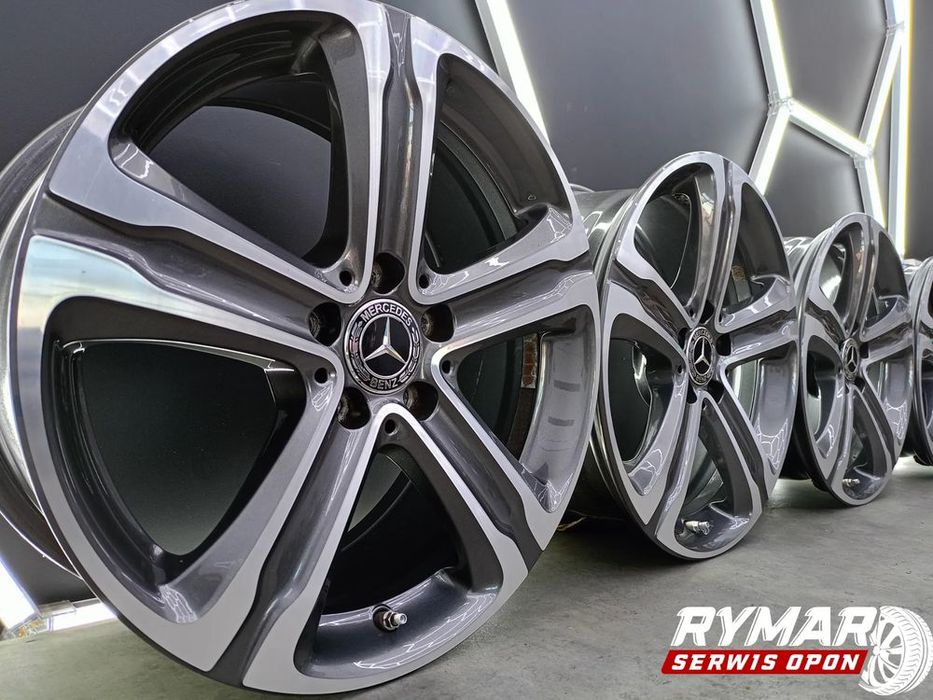 śląsk alufelgi 8x18 5x112 et38 oe mercedes komplet