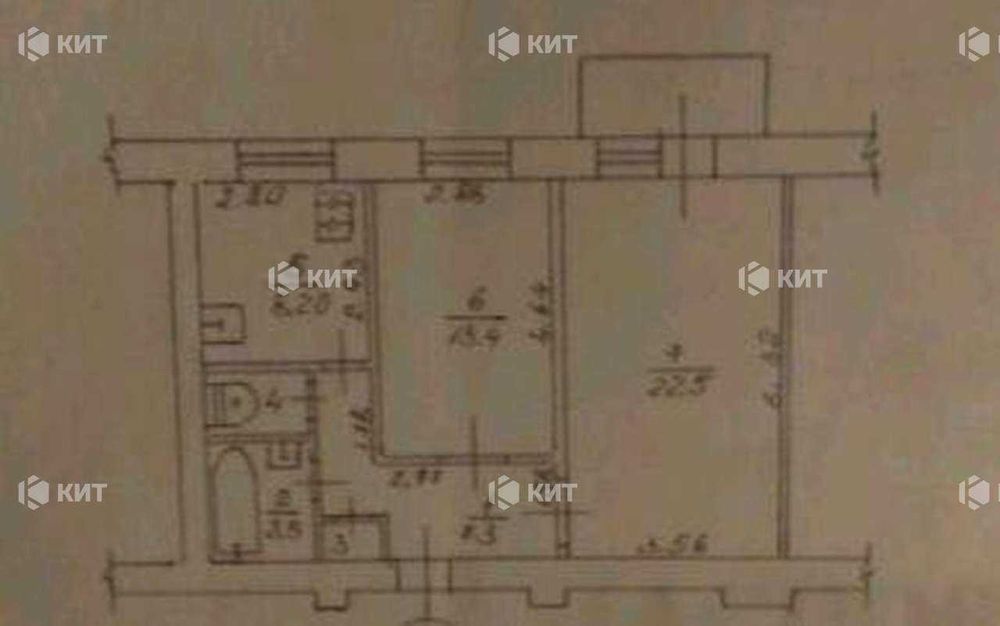 2к. 58м2 Центр (м. Площадь Конституции, Павловская (Розы Люксембург) пл. 2) 136082