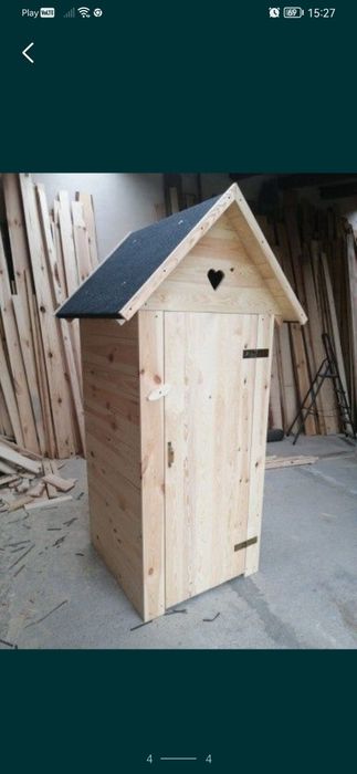 WC kibel na działkę