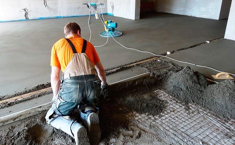 Машинна штукатурка гіпсова, вапняно цементна, стяжка підлоги