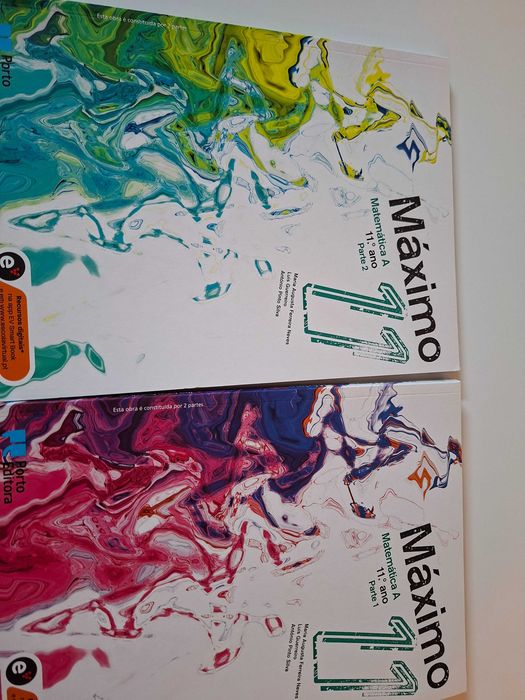 Livros escolares de Matemática 11ºAno - "Máximo 11"