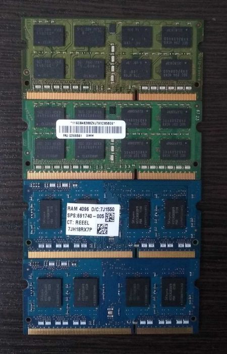 оперативна пам'ять 4Gb DDR3 SODIMM
