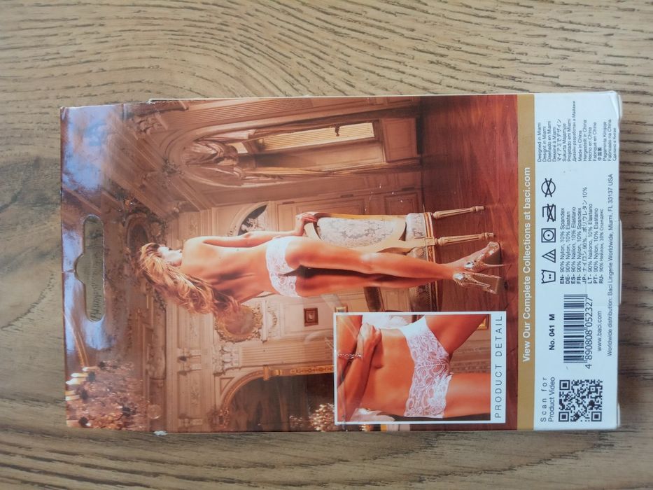 Majtki koronkowe szorty damskie rozmiar M