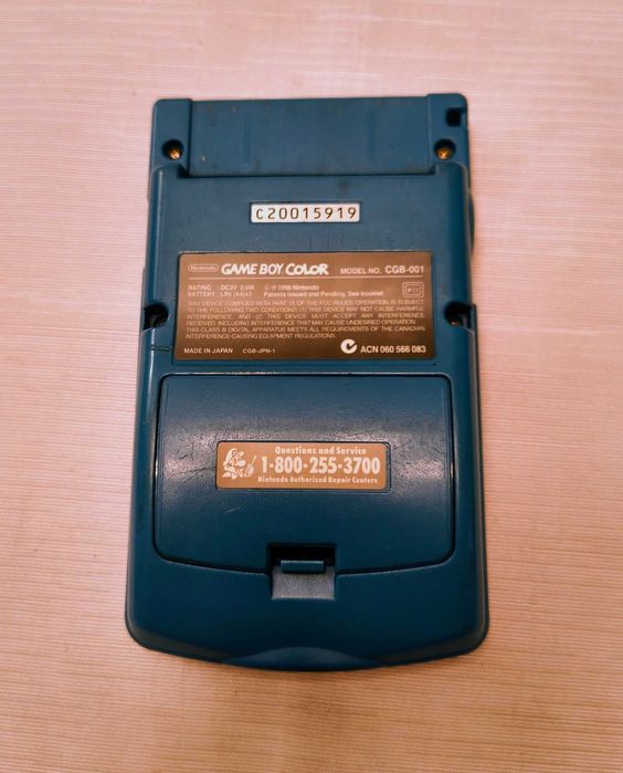 Game Boy Color niebieski sprawny