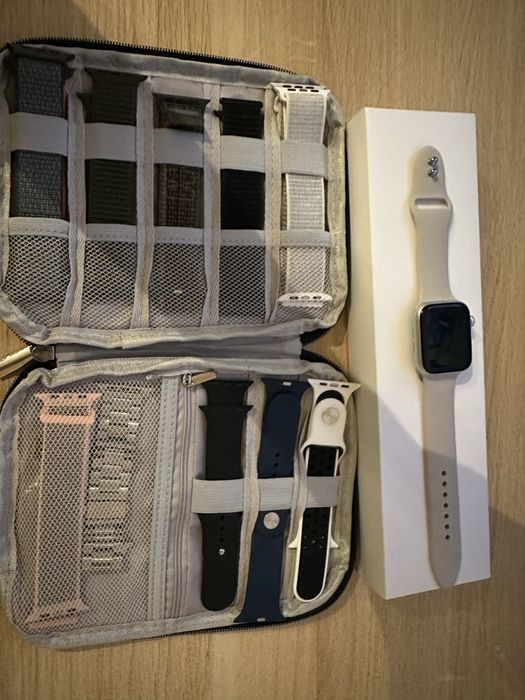 Apple Watch SE 44 mm Cellular LTE + 12 pasków + organizer | BD stan