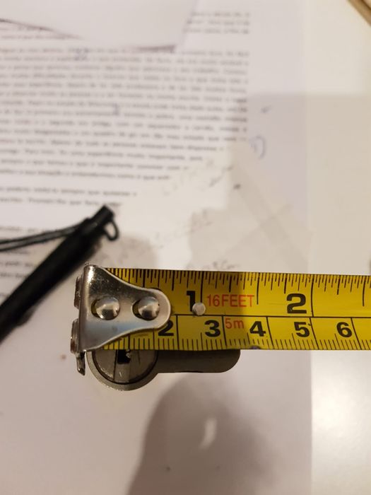 Cilindro fechadura de alta segurança com 3 chaves