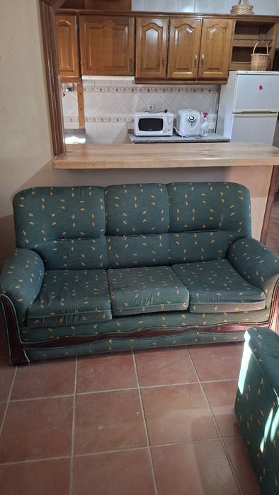 Sofá cama e poltronas