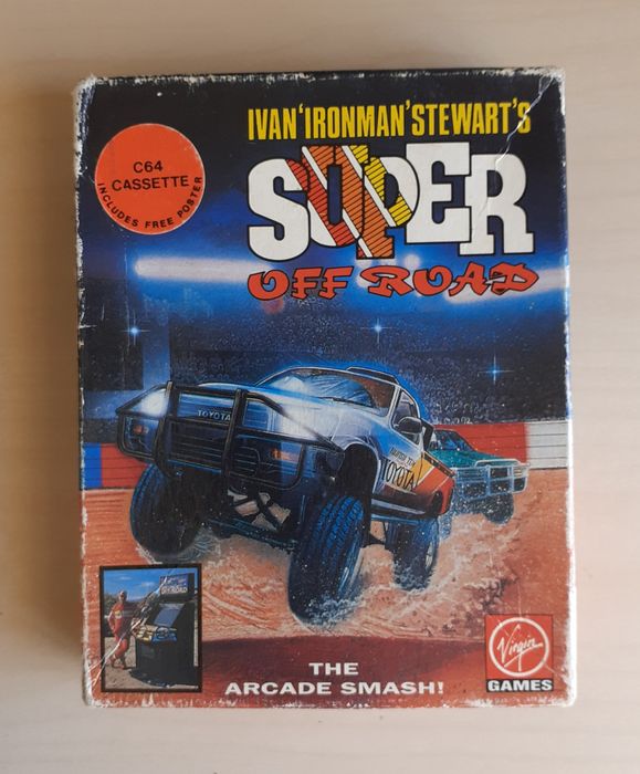 Super Off Road | Completo Commodore 64 c64 | Caixa + Cassete + Manual de Instruções