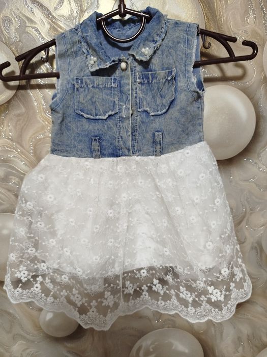 Святкові новорічні сукні для дівчаток на ріст 74-104 см