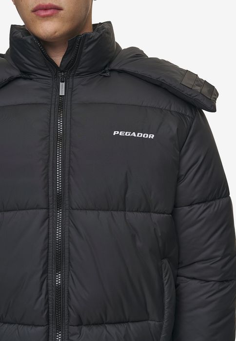 Pegador Xl Kurtka Męska Czarna Puchowa Marten Puffer D1745