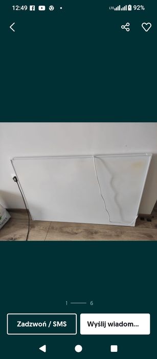 Panele ścienne na podczerwień 4 sztuki na chodzie używane przez 2 lata