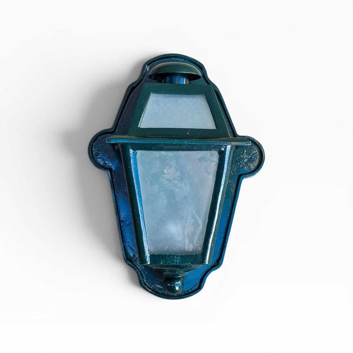 Aplique Exterior Parede Ferluz Ref. 443 | Verde | E27 | IP23 | Novo Outlet