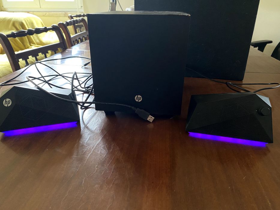 Coluna Gaming HP X1000 – Preta