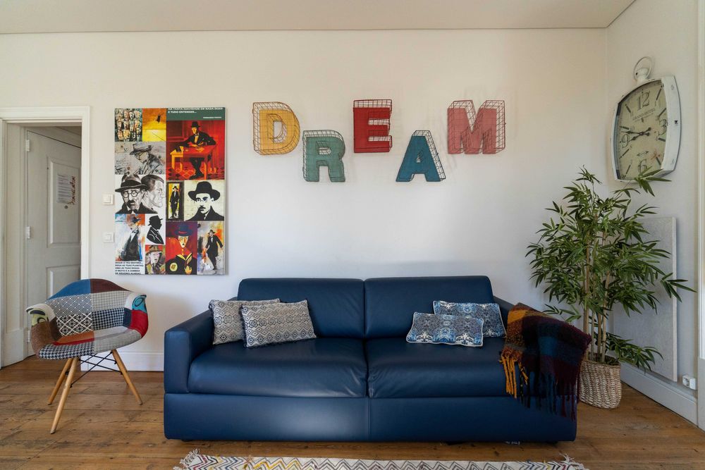Conjunto de letras decorativas para parede "DREAM"