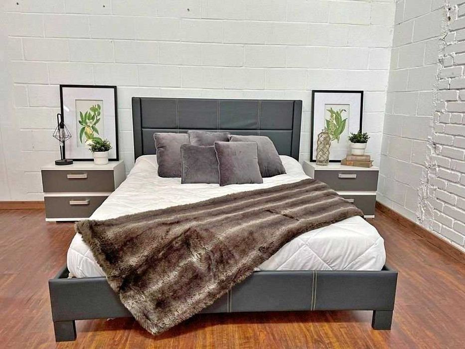 Cama casal + Somier + Cabeceira 150x190cm Paga na ato entrega
