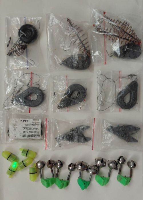 В продаже снасти для речной и озёрной рыбалки