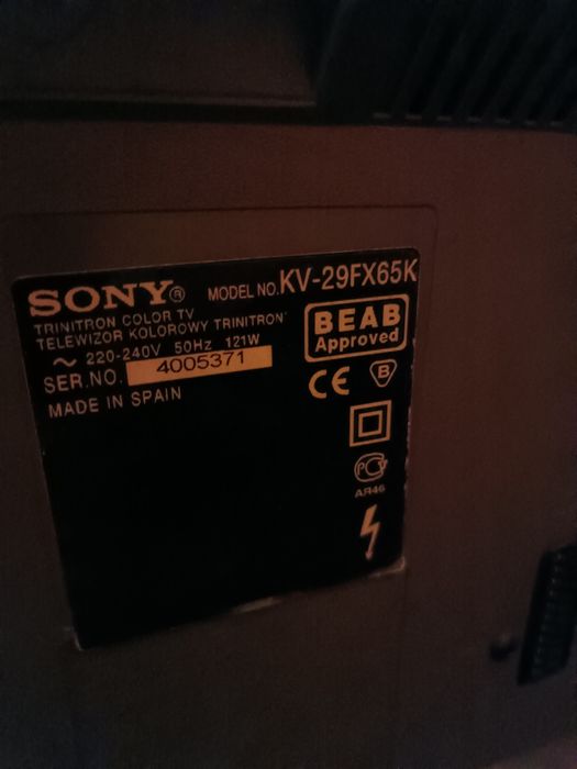 sony trinitron crt kv29fx65k