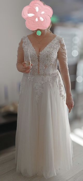 Piękna suknia ślubna rozmiar 40