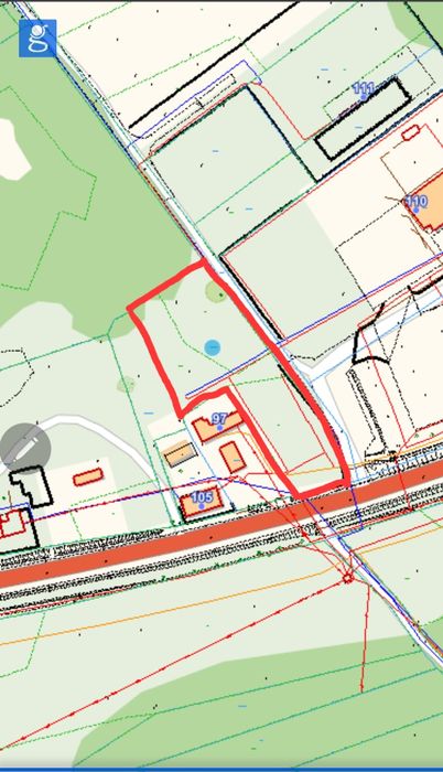 Działka budowlana Lutol Suchy przy samej drodze 92 i  A2