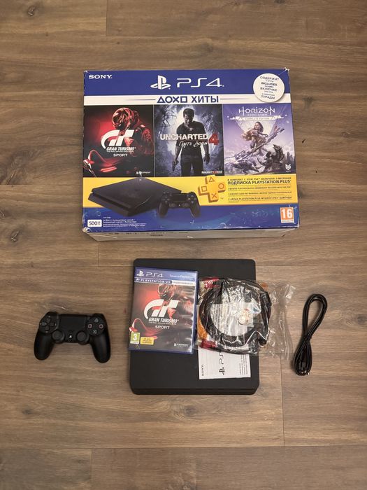 Ps 4 slim 500gb dualshok disk