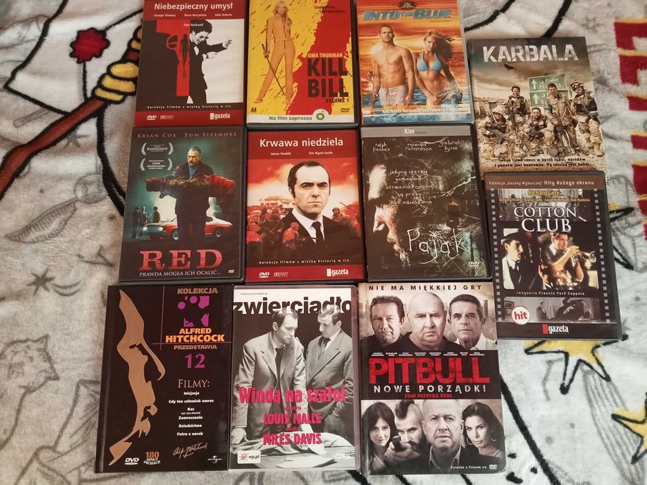 zestaw 11 filmów sensacja thriller