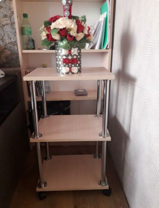 Этажерка тележка косметологическая косметолога етажерка косметологична