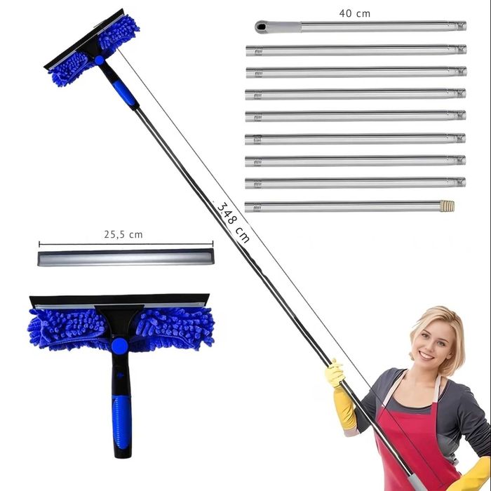 Szczotka Mop Do Mycia Paneli Fotowoltaicznych PV Szkła Mycie Mokro ITP