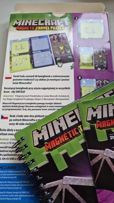 Minecraft magnetyczna łamigłówka puzzle