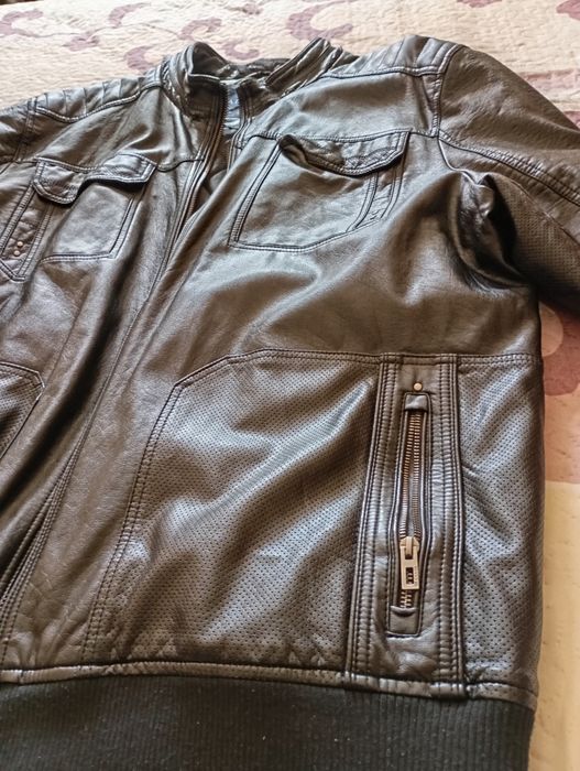 Jaqueta de couro