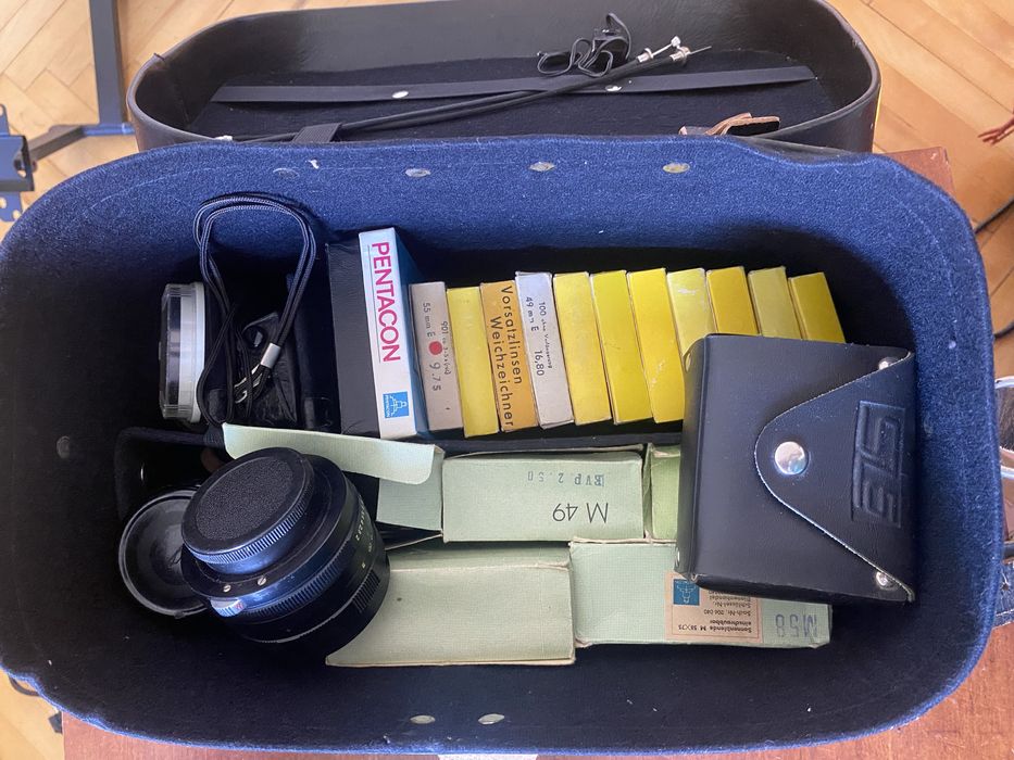 Набор обьективов и фотоапаратов