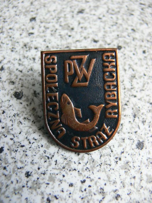 Odznaka Społeczna Straż Rybacka PZW z PRL
