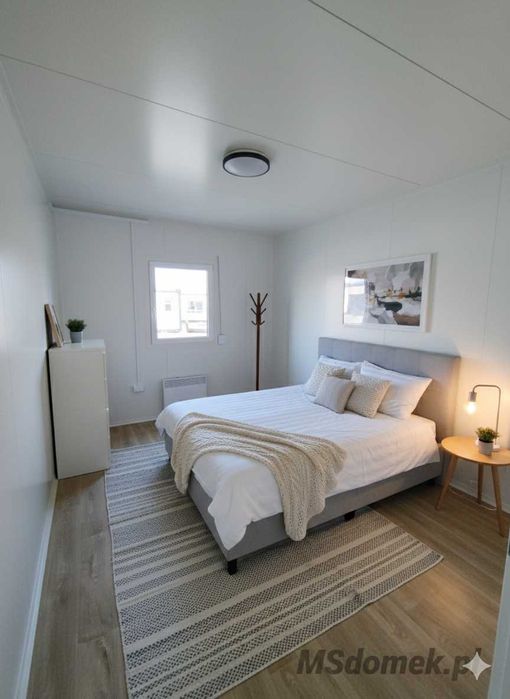 Domek modułowy całoroczny mobilny 35m2 wyposażony pod klucz Producent