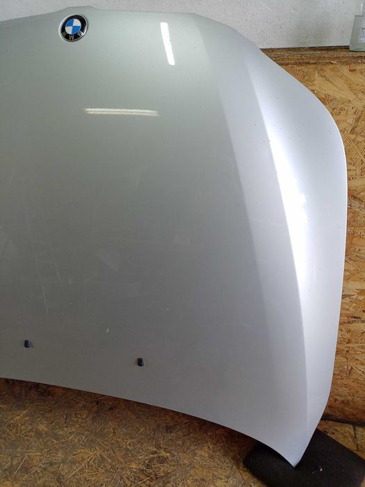 BMW seria 5 E60 E61 maska przód przednia kolor titansilber srebrna