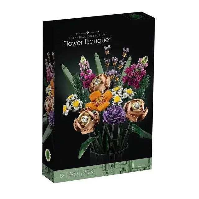 Конструктор Botanical Романтичний Букет 756 деталей сумісний з Lego (Код1003)