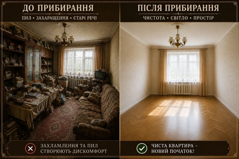 Підготую квартиру до показу та продажу