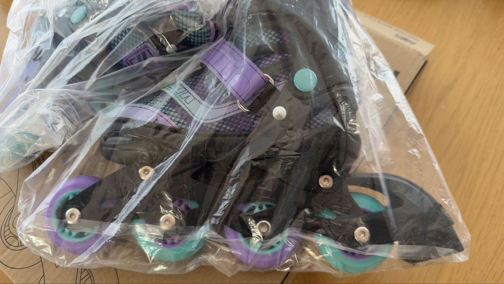 Rolki regulowane RAVEN Drill Violet/Mint 30-33