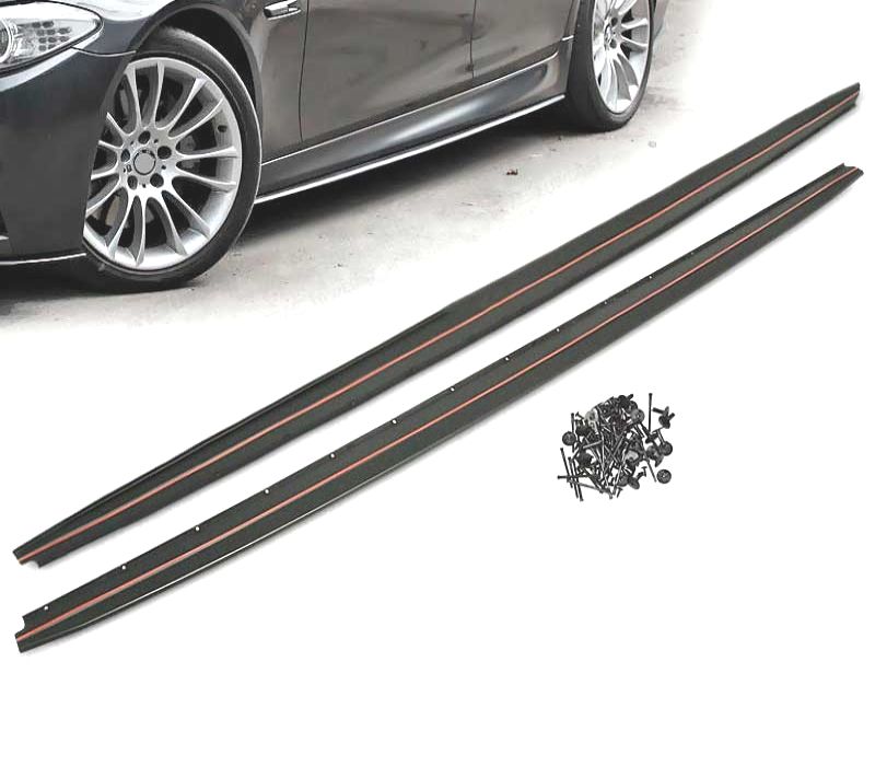 EMBALADEIRAS LATERAIS BMW F10 F11 LOOK M PERFORMANCE PRETO FOSCO