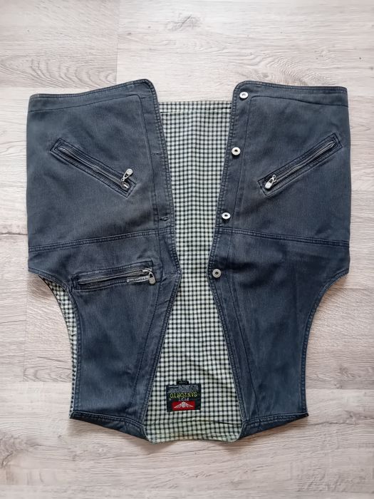 Męska kamizelka sztruksowa XL