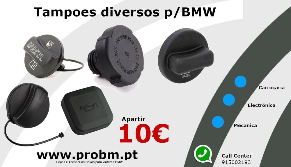 Tampão de Motor e Refrigeração p/ diversos BMW