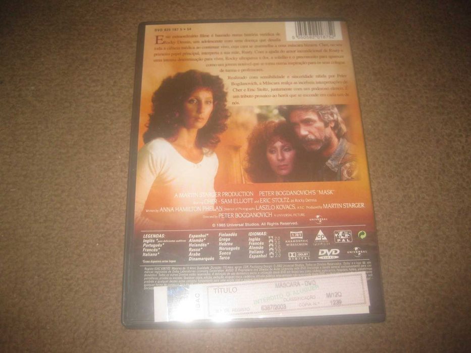 DVD "Máscara" com Cher/Raríssimo!