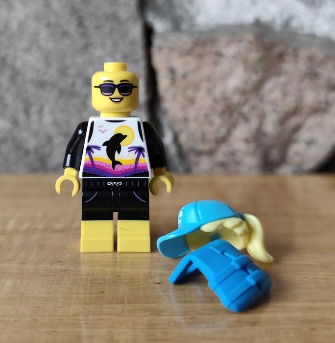 LEGO Collectible Minifigures - Minifigurka col374 - Paddle Surfer