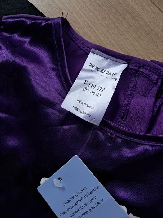 Sukienka strój przebranie 110-122 nietoperz halloween