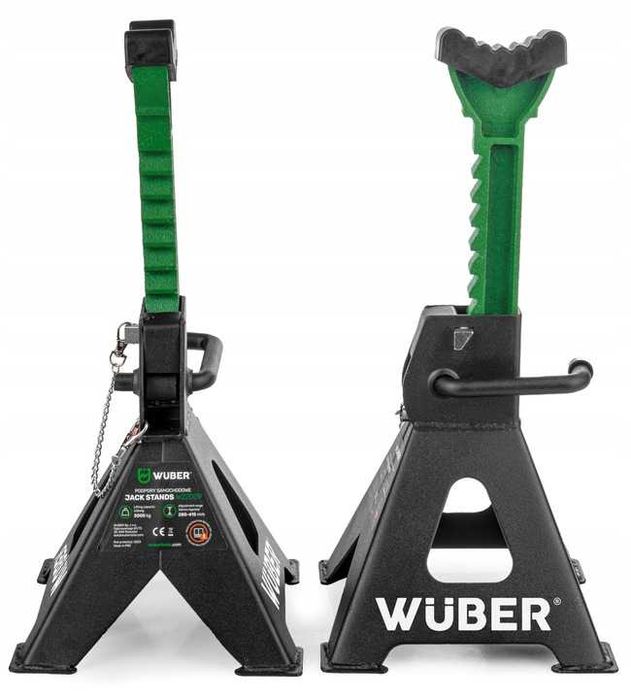 Kobyłki Samochodowe Warsztatowe Mocne Zabezpieczenie 2 Sztuki 3t+Guma