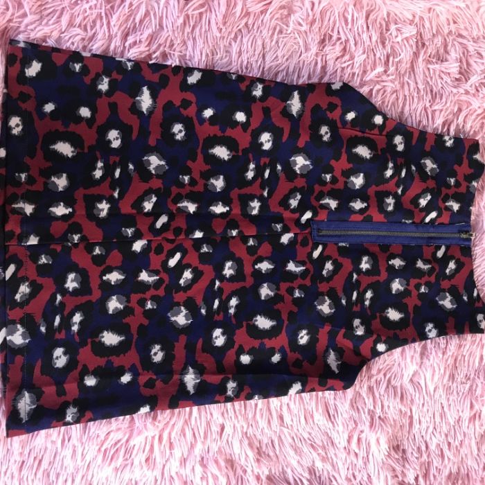 Bluzka w czerwoną panterkę 36 S