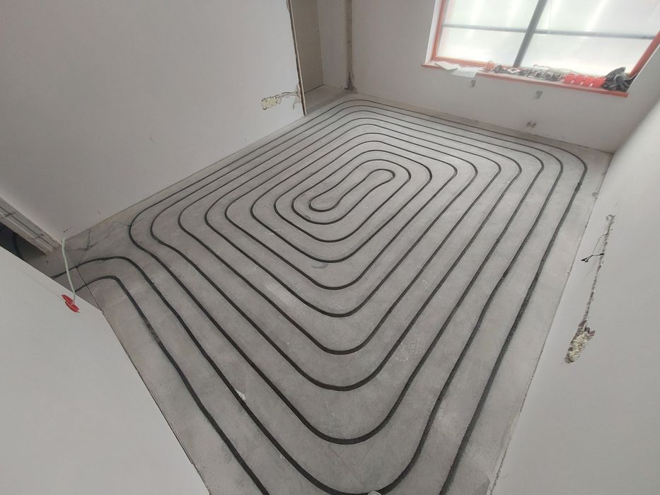 Frezowanie pod ogrzewanie podłogowe . Podłogówka . Sucha zabudowa.