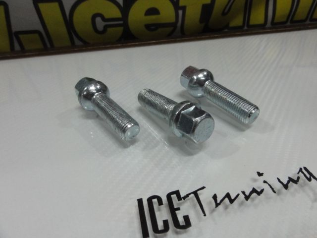 Pernos boleado para espaçadores de 5mm, 12mm, 15mm, 20mm, 30mm  12 x 1.25 / 12 x 1,5 / 14 x 1,25 / 14 x 1,50