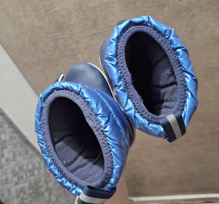 Чоботи дутики Crocs Kids Crocband Iri Gust Boot Темно-сині розміри C6